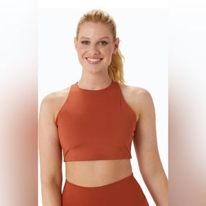 4/$20 - Lole women’s light support sports bra in terracotta women’s size M